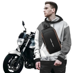 Crossbody Tech Sling Bag With USB Charging Port - Image 4