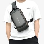 Crossbody Tech Sling Bag With USB Charging Port - Image 2