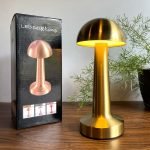 Luxury Gold-Plated Side Table Lamp with Multicolor Lighting - Image 4