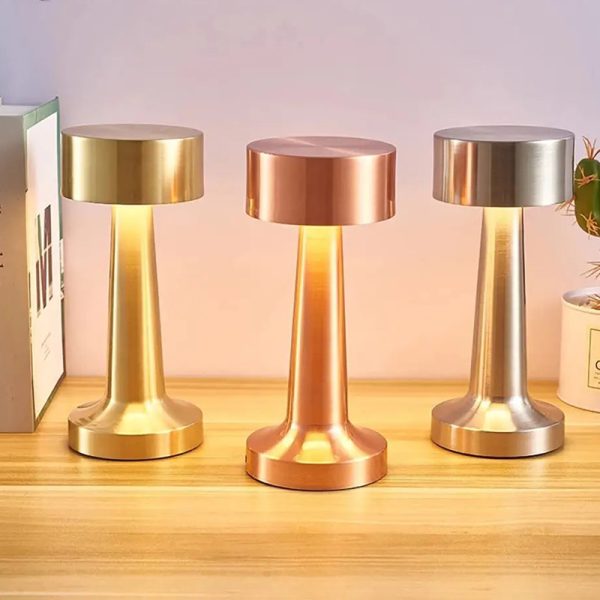 Gold Plated Side Table Lamp